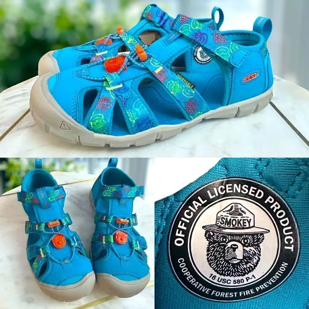 🔥🔥KEEN X Smokey The Bear Limited Edition Seacamp II CNX Size 4